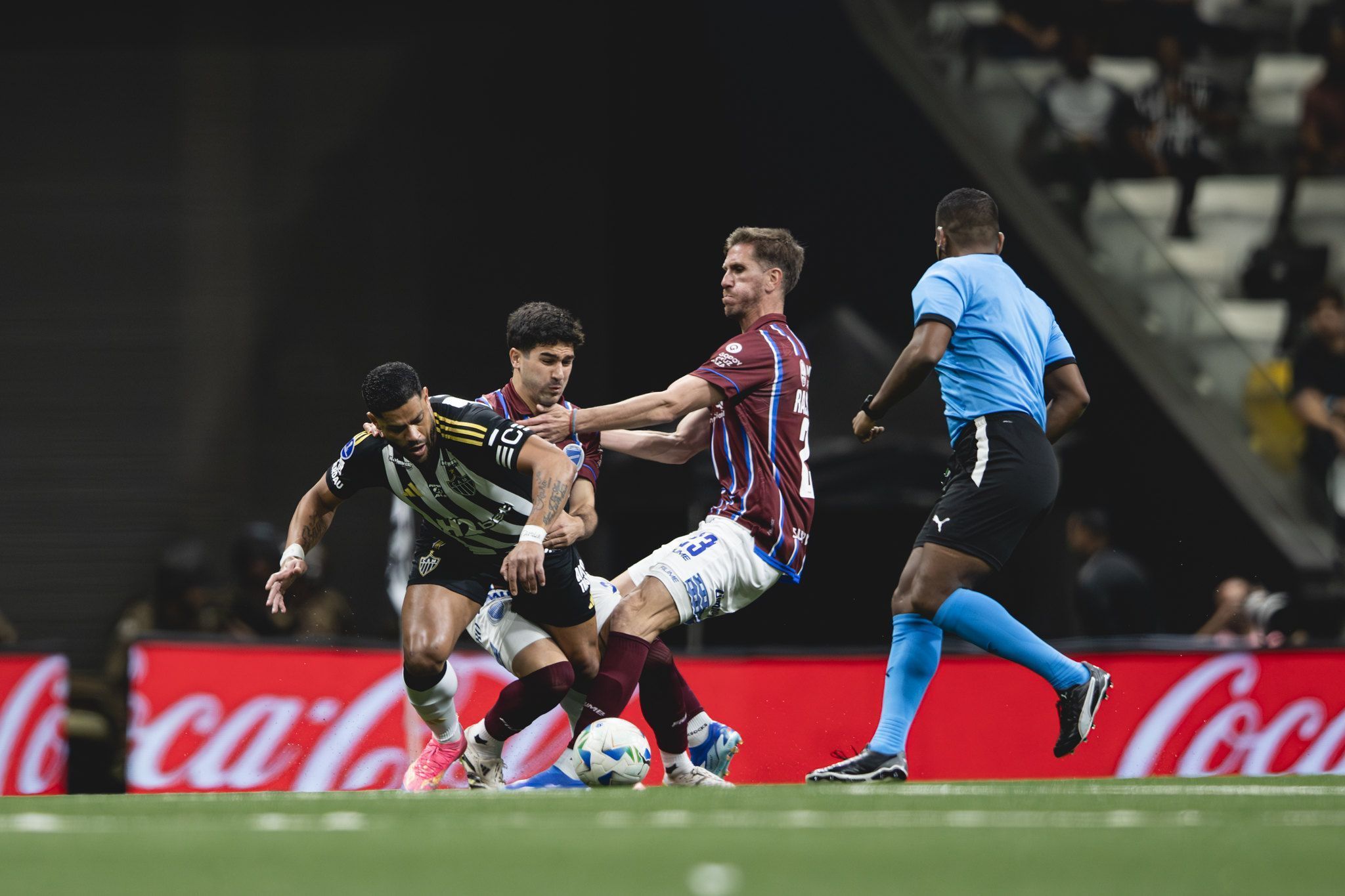 Lance de Atlético-MG x Godoy Cruz, pelas oitavas de final da Copa Sul-Americana