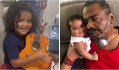 Neto de Arlindo Cruz faz homenagem ao avô: "Foi morar com Jesus"