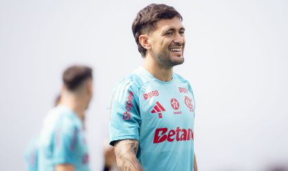 Arrascaeta em treino do Flamengo