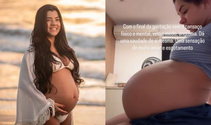 Ary Mirelle desabafa na reta final da 2ª gestação: "Medo e angústia"