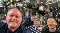 Astronauta da missão SpaceX Crew-11 publica foto na ISS: "Muito feliz"