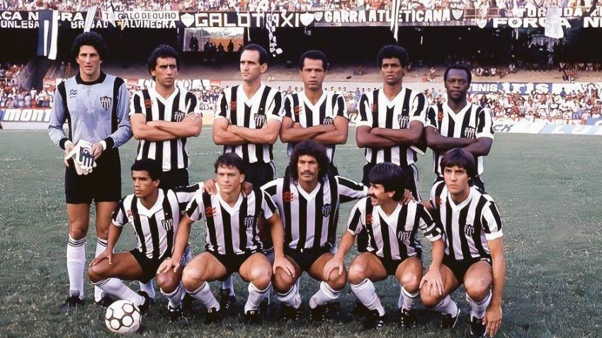Time do Atlético-MG na temporada 1986 • Foto: Divulgação