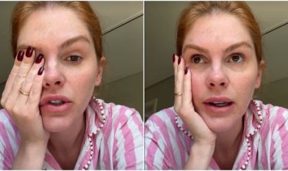 Bárbara Evans se desespera ao saber de acidente doméstico da filha