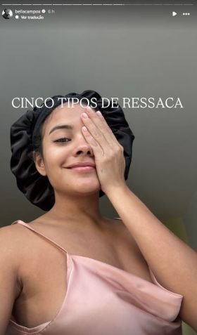 Bella Campos fez referência ao filme "Cinco Tipos de Medo" • Instagram/Bella Campos