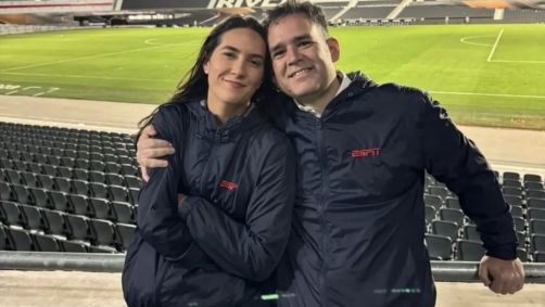 Mariana Spinelli e Léo Bertozzi trabalharam juntos na ESPN