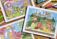 Colorir para relaxar: apps no estilo Bobbie Goods são tendência
