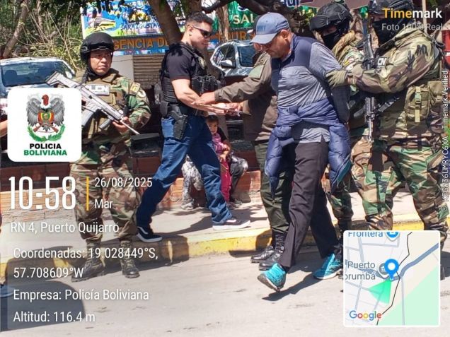 Traficante Márcio José Iporte de Souza foi preso na Bolívia • Governo da Bolívia