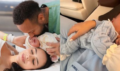 Bruna Biancardi celebra 1 mês da 2ª filha com Neymar: "Nosso pacotinho"