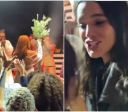 Marquezine tenta pegar buquê em renovação de votos de Ewbank e Gagliasso
