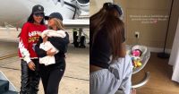 Brunna Gonçalves mostra momento de Ludmilla com a filha Zuri
