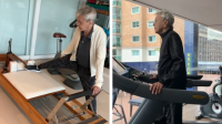Caetano Veloso mostra rotina de exercícios ao som de K-pop; veja