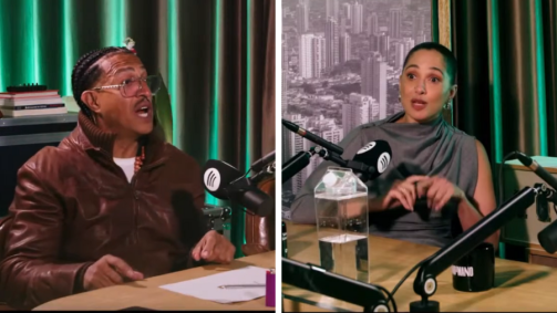 Mano Brown e Camila Pitanga