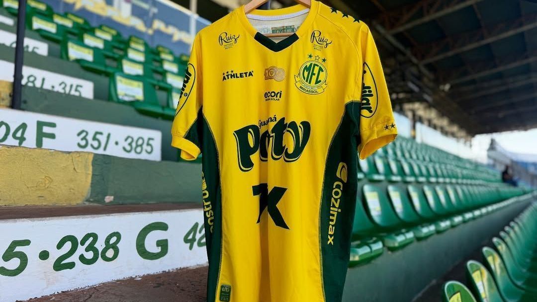 Camisa do Mirassol no Estádio Maião