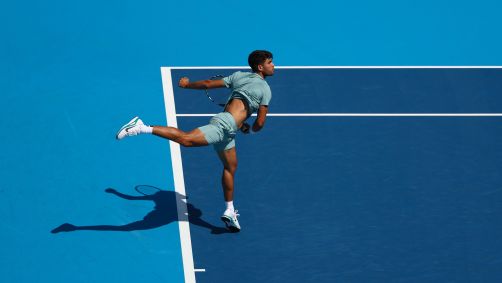 Carlos Alcaraz em ação no Masters 1000 de Cincinnati; novo torneio na Arábia Saudita será o 10º desse nível