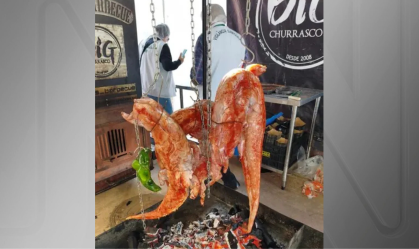 Churrasco de jacaré é apreendido em evento no Estádio Mané Garrincha