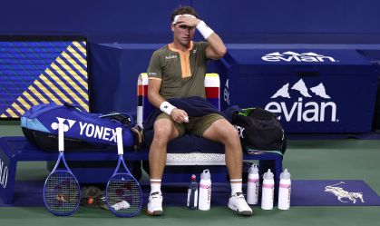 Casper Ruud em partida no US Open de 2025