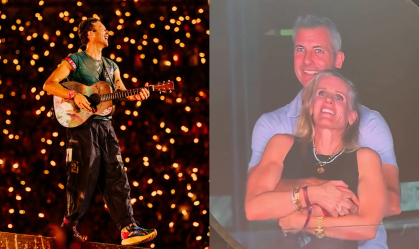 Chris Martin revela se continuará com câmera do beijo em shows do Coldplay