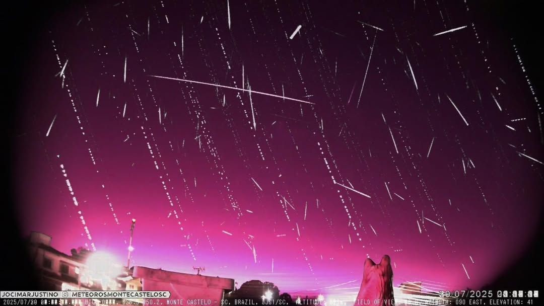 Ápice de chuva de meteoros ocorre nesta quinta (30); veja como observar