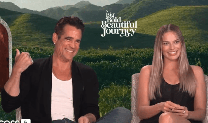 Filho de Margot Robbie "interrompe" entrevista; veja o momento