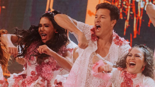 Os participantes do "Dança dos Famosos" fizeram sua estreia no palco do programa