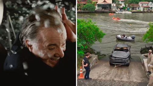 Abel (Tony Ramos) sofre acidente grave após ter carro sabotado