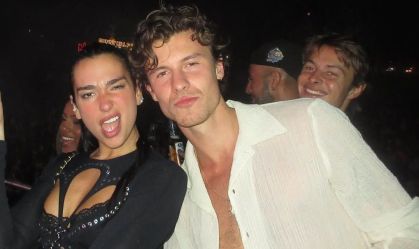 Dua Lipa e Shawn Mendes posam juntos e fãs pedem feat