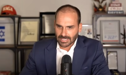 Eduardo Bolsonaro participa de comissão na Câmara após meses fora do Brasil