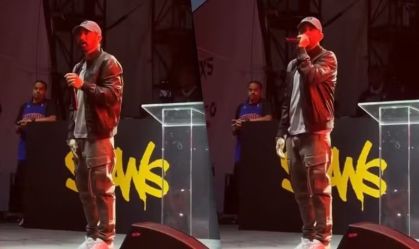 Eminem reage após interrupção de fã na estreia de documentário e viraliza