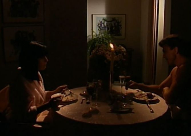 Fátima e César em "Vale Tudo" • Reprodução/Globoplay