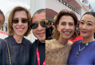 Fernanda Torres tieta cineastas em Festival de Veneza; veja