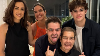 Filho de Faustão viraliza com homenagem à família