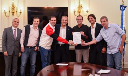 Diretoria do Flamengo se reuniu com a Prefeitura do Rio