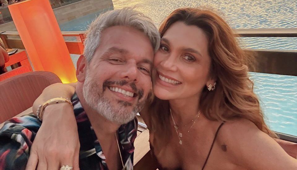 Flávia Alessandra e Otaviano Costa