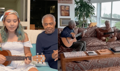 Gilberto Gil resgata vídeos cantando ao lado de Flor: "Voa, minha netinha"