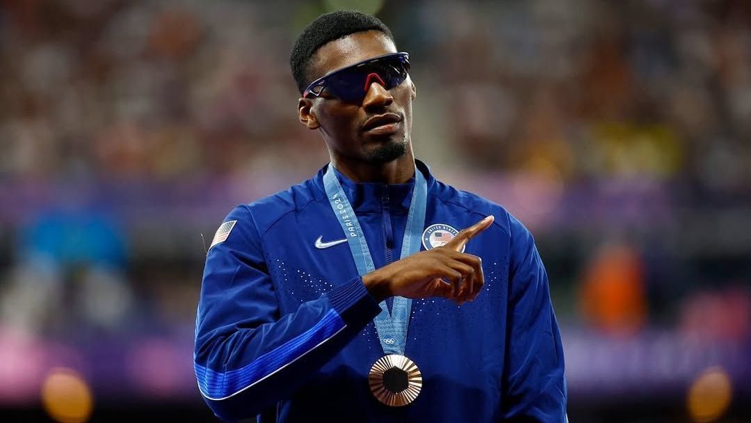 Fred Kerley, medalhista olímpico norte-americano no atletismo