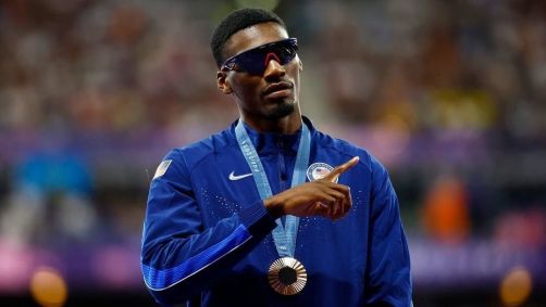 Fred Kerley, medalhista olímpico norte-americano no atletismo