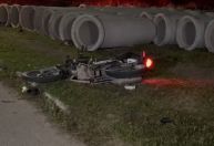 PR: motociclista invade marcha estudantil da PM e atropela oito alunos