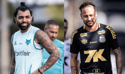 Brasileirão: Cruzeiro recebe o Santos de Neymar em Mineirão lotado
