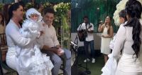 Graciele Lacerda e Zezé Di Camargo batizam a filha; confira