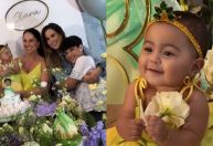 Filha de Zezé e Graciele Lacerda ganha 8º aniversário vestida de princesa