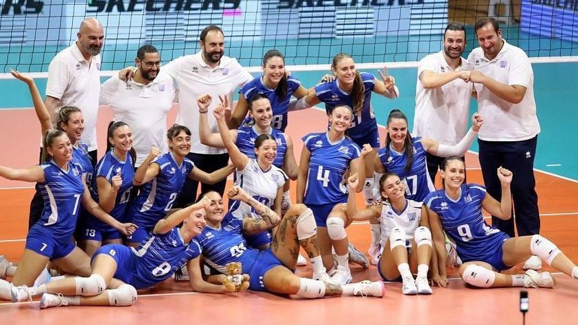 Volleyball féminin Choisir la langue grecque • Divulgation / CEV