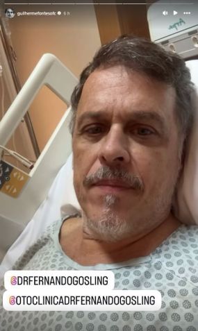 Guilherme Fontes revelou como foi a cirurgia que realizou nesta segunda (11) • Instagram/Guilherme Fontes