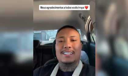 "Não deixaram eu ser forjado", agradece cantor gospel baleado por PM em SP