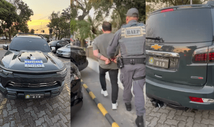 Homem é preso com viatura falsa do governo no Centro de São Paulo