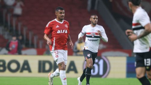 Partida entre Internacional e São Paulo pelo Brasileirão