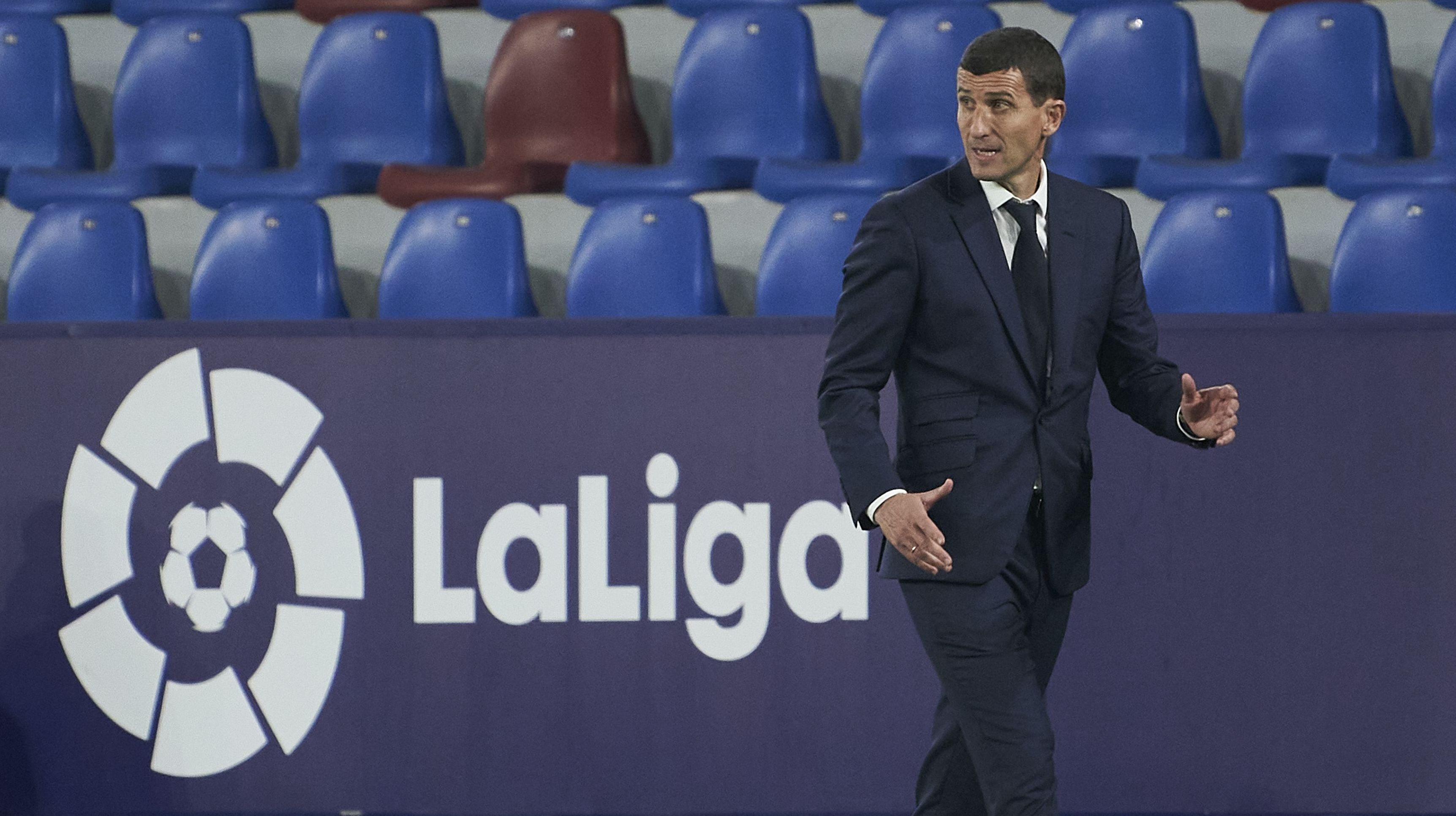 Javi Gracia durante sua passagem pelo Valencia
