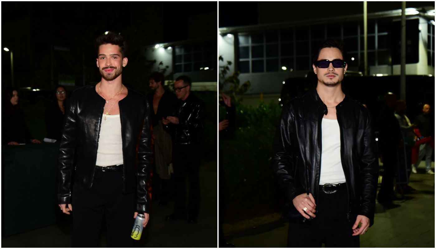 João Guilherme e Danilo Mesquita vão com mesmo look à festa de Marquezine • Anderson Borde e Webert Belicio / AgNews