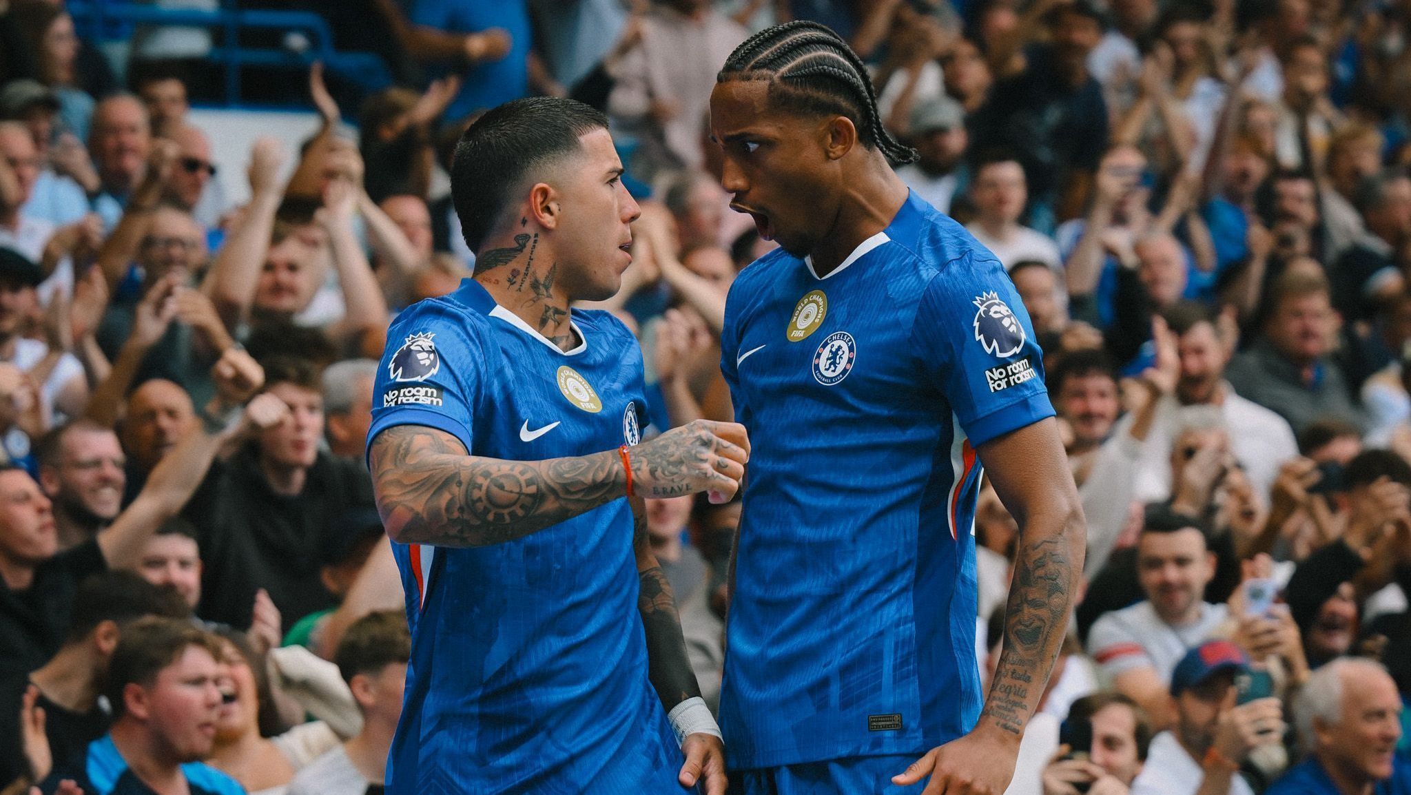 João Pedro e Enzo Fernández marcaram os gols do Chelsea contra o Fulham