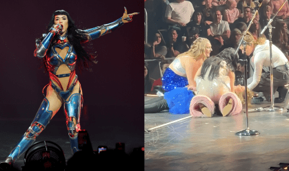 Fã desmaia após ser chamada para cantar com Katy Perry no palco; veja