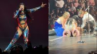 Fã desmaia após ser chamada para cantar com Katy Perry no palco; veja